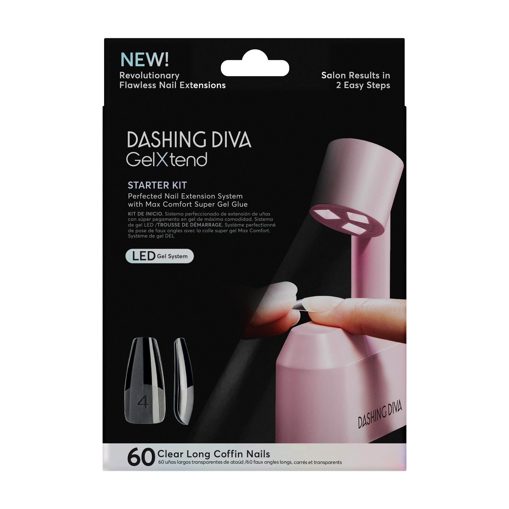 Clear, Long Coffin Kit
