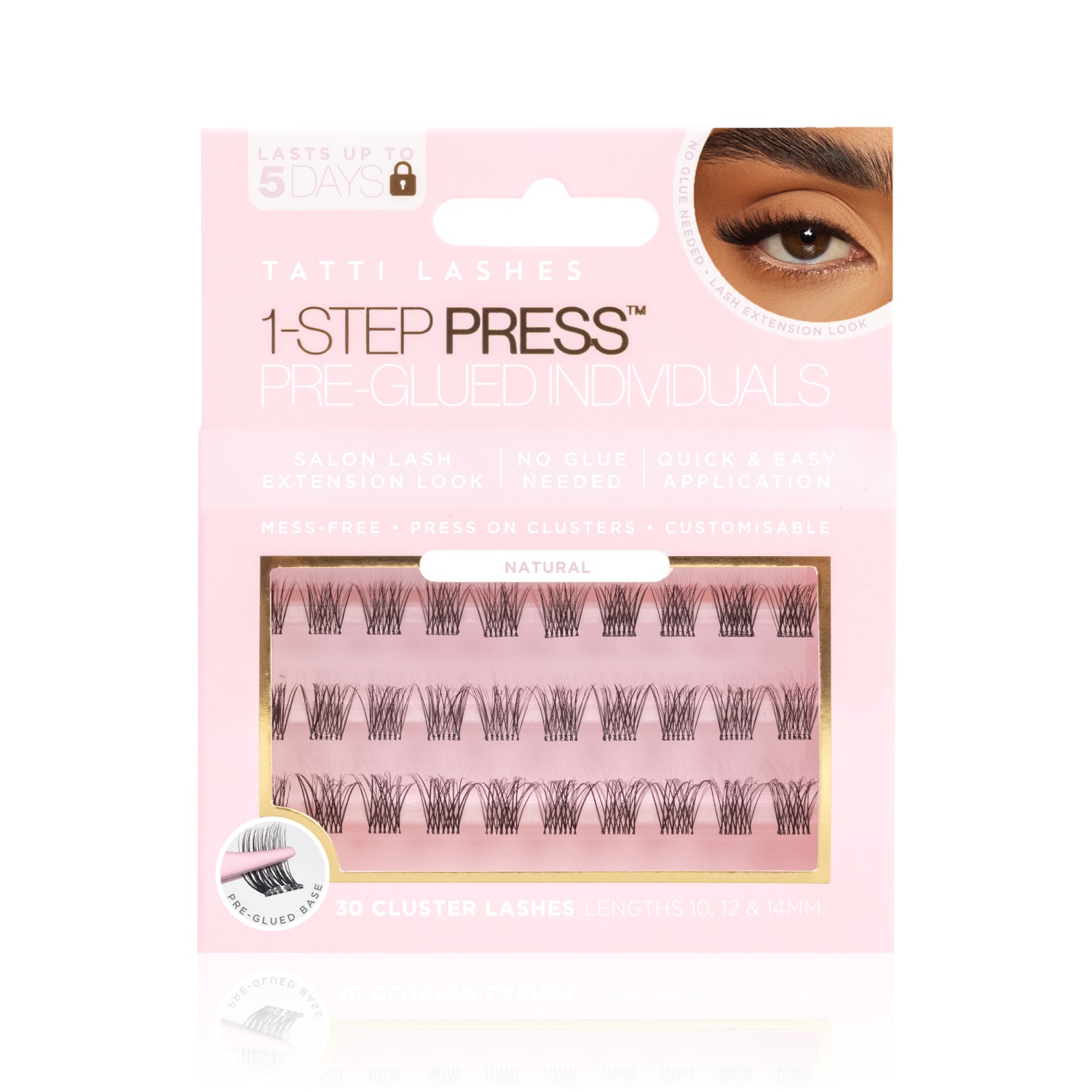 Natural Pre-Glued Individuals 8 Natural Pre-Glued Individuals