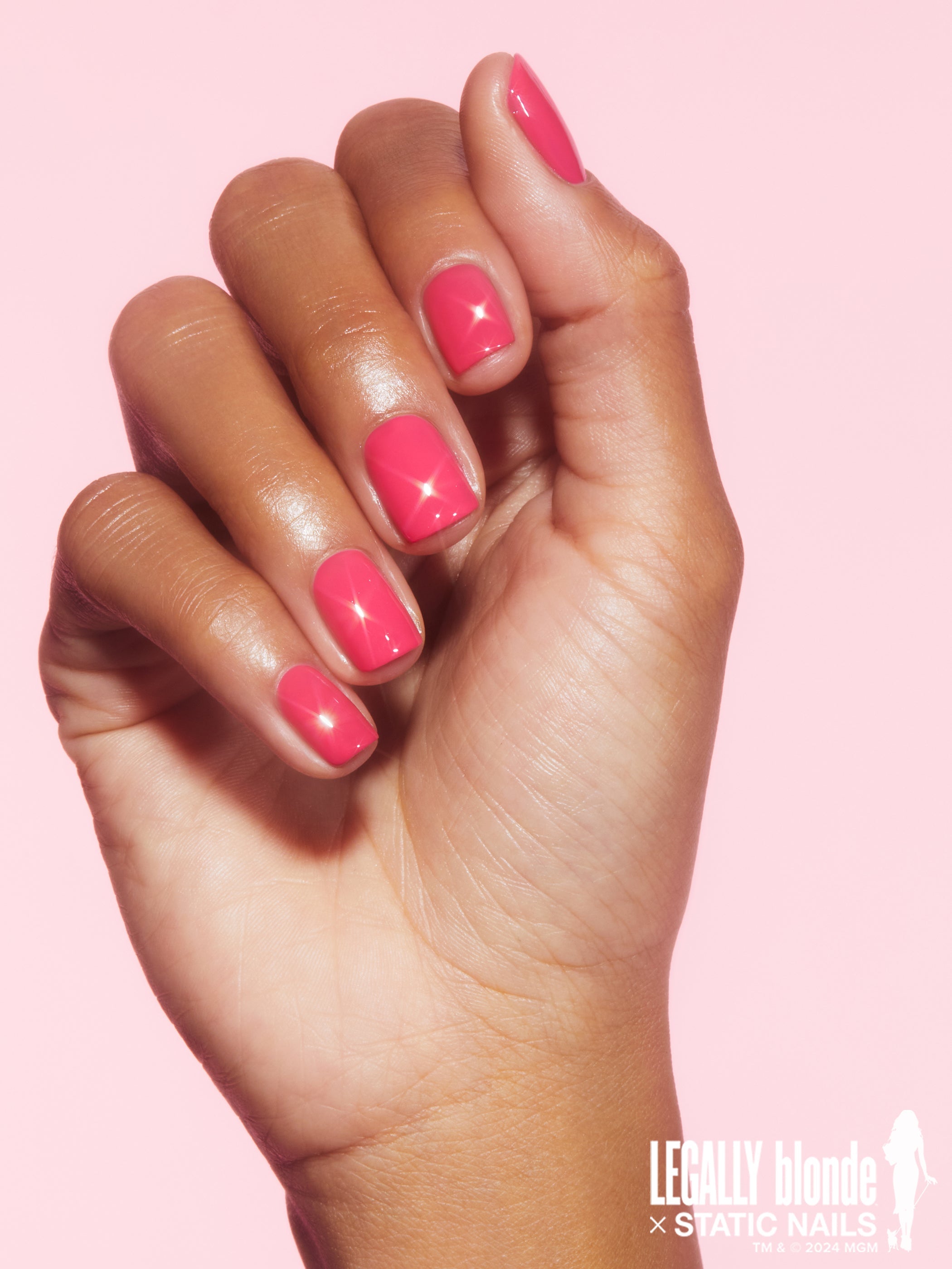 LEGALLY BLONDE X STATIC NAILS LEGALLY PINK 2 LEGALLY BLONDE X STATIC NAILS LEGALLY PINK