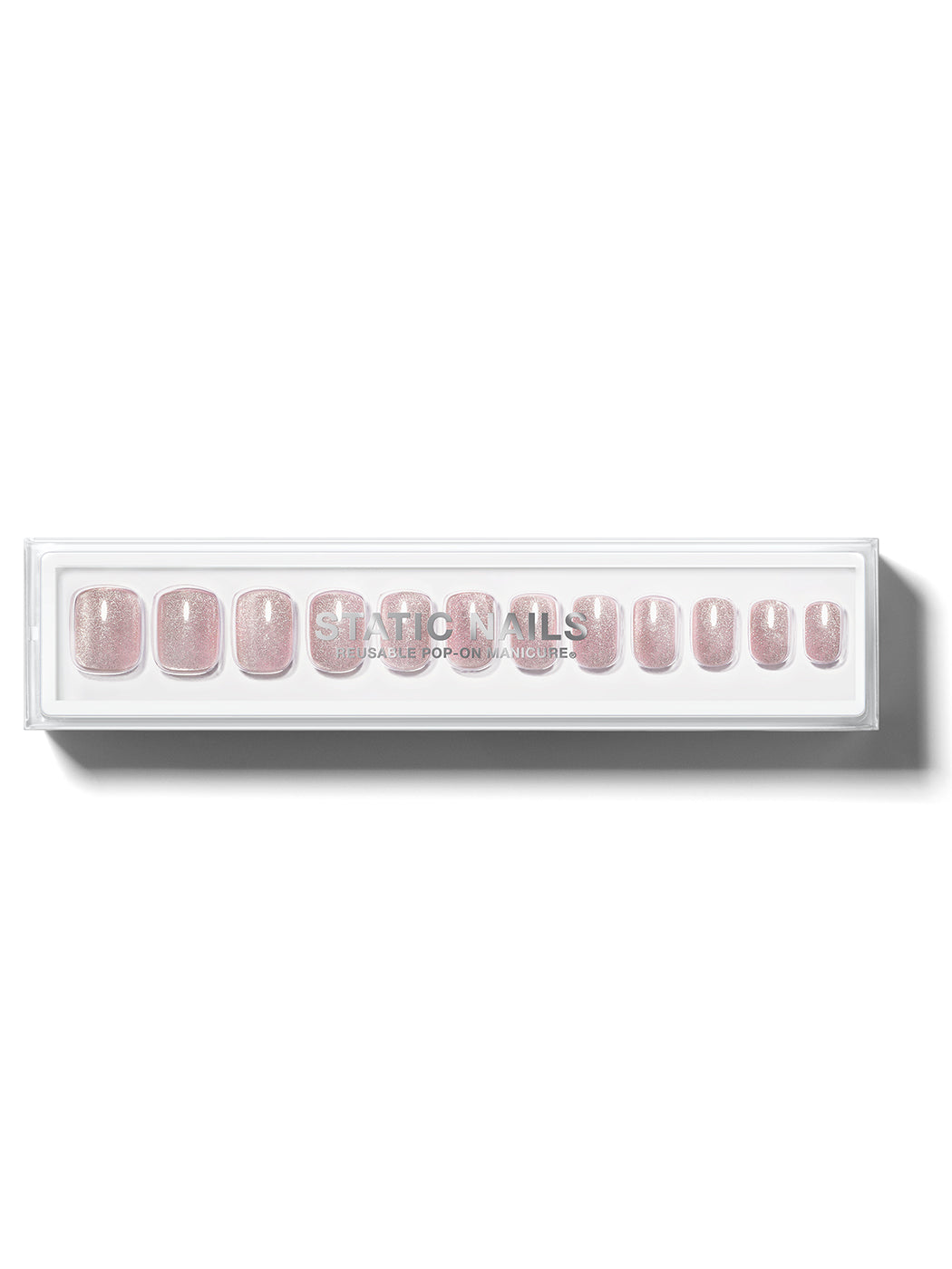 VELVET NAILS PINK SQUARE