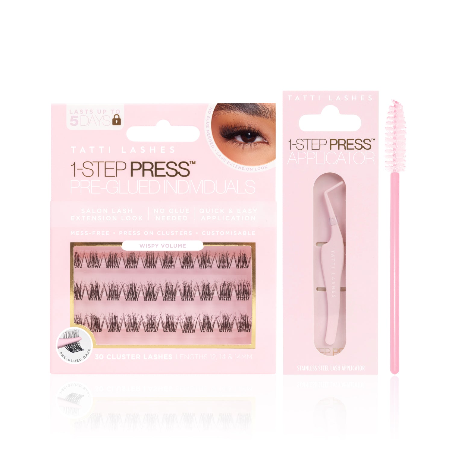 1-Step Press™ Pre-Glued Lash Kit