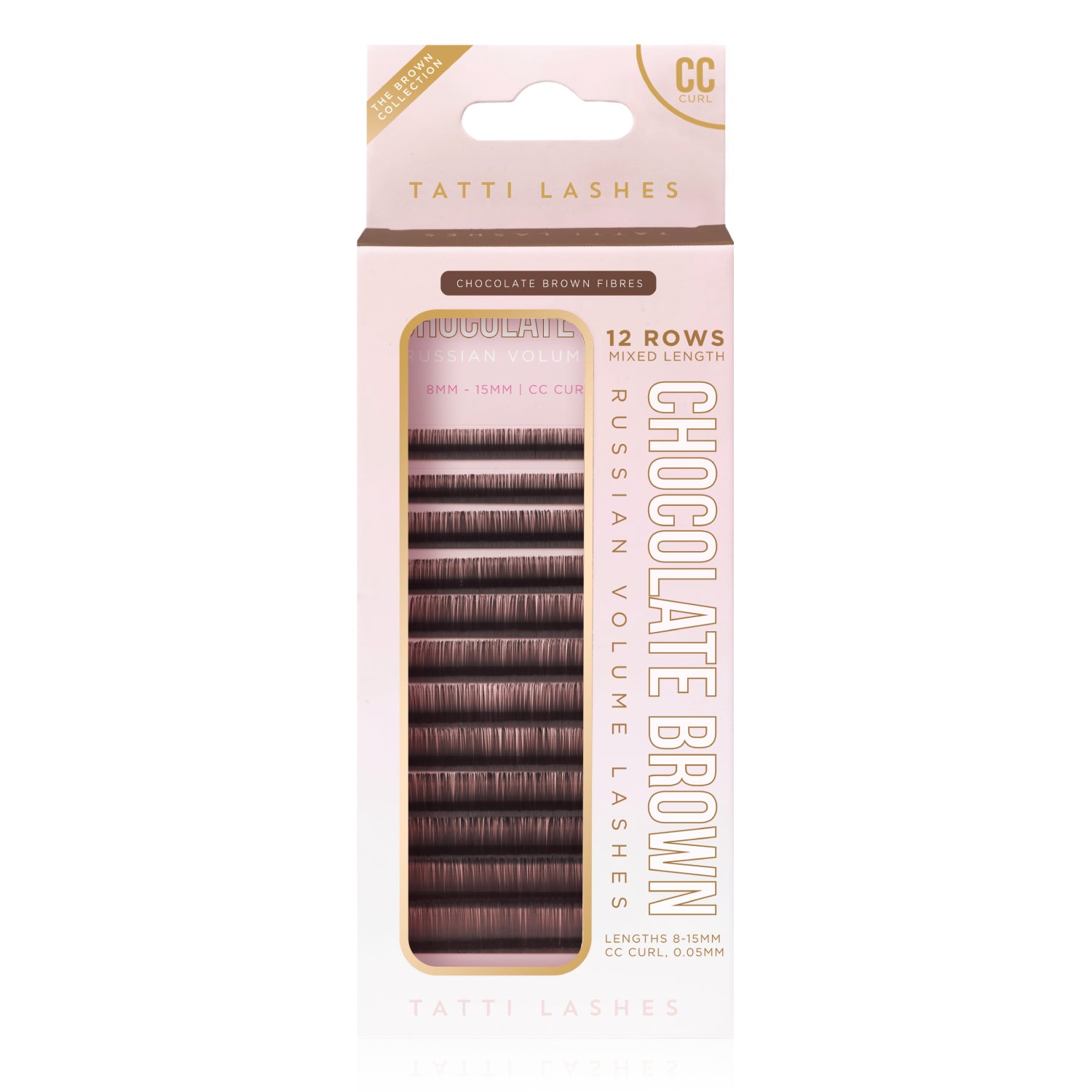 Chocolate Brown Mixed Lashes